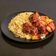 Deviled Chicken with Egg Fried Rice